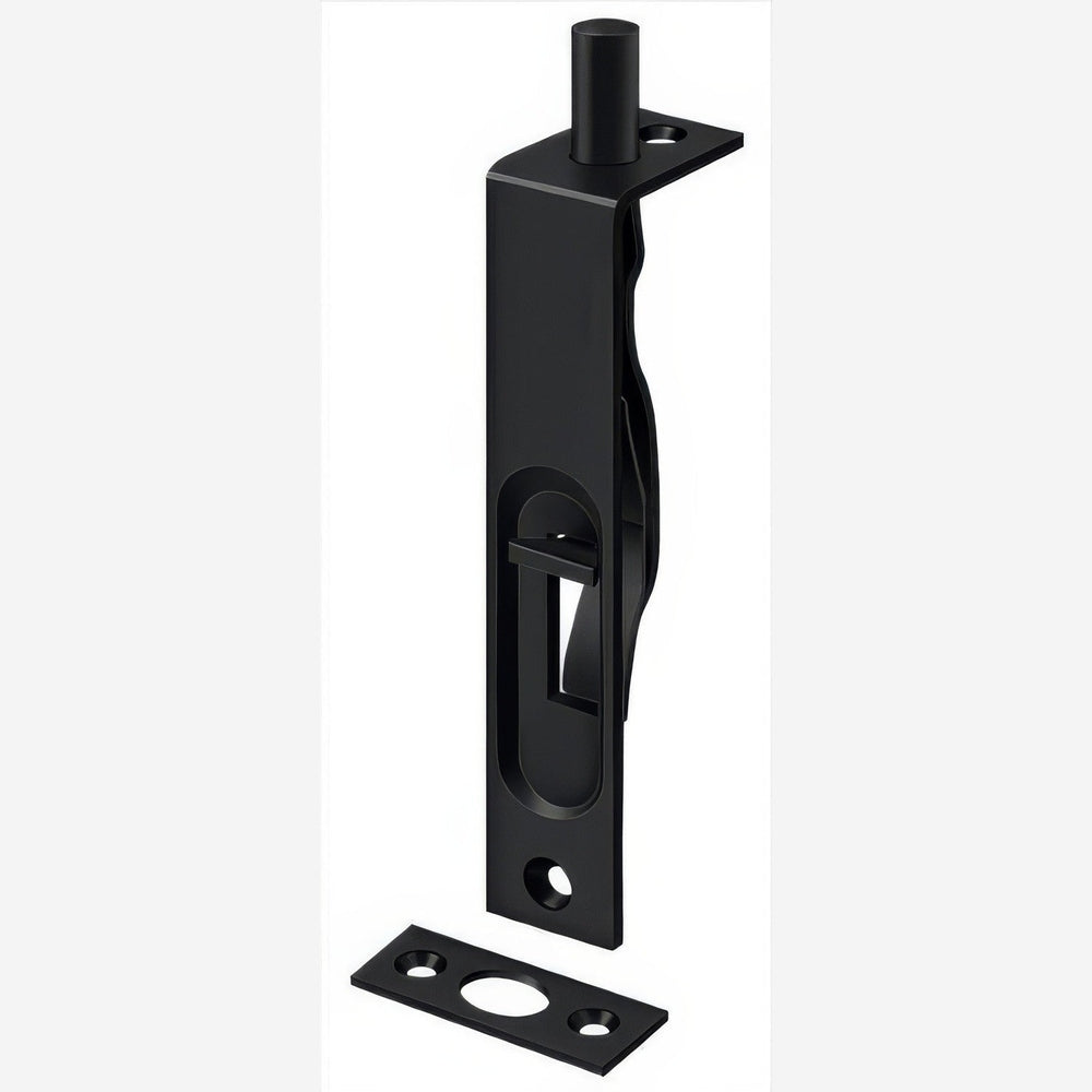 Deltana 4FBS19 black flush bolt