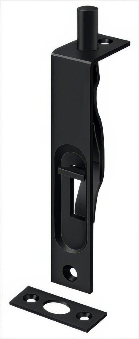 Deltana 4FBS19 black flush bolt
