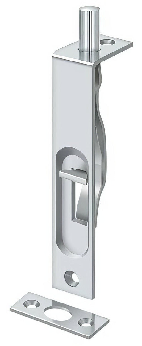 Deltana 4FBS26 polished chrome flush bolt