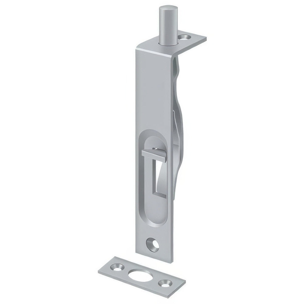 Deltana 4FBS26D satin chrome flush bolt