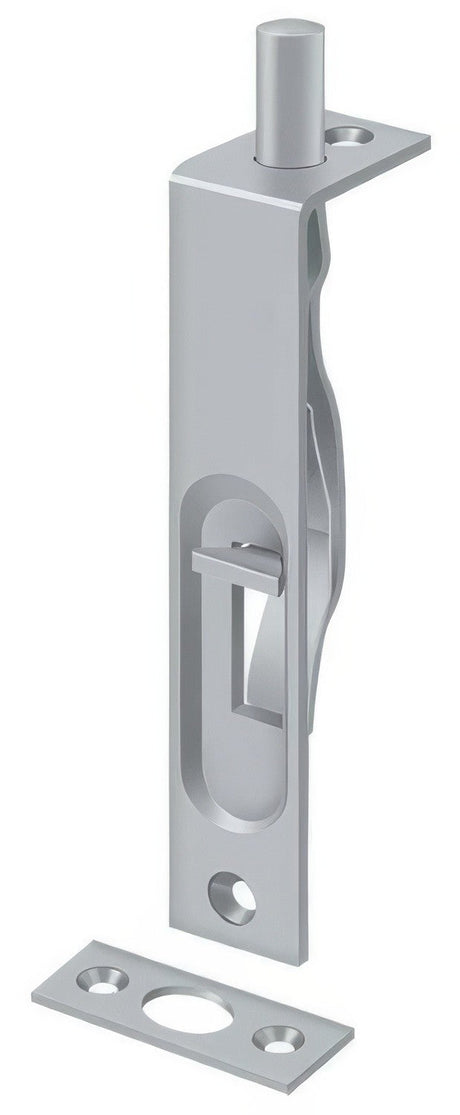 Deltana 4FBS26D satin chrome flush bolt