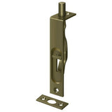 Deltana 4FBS5 antique brass flush bolt