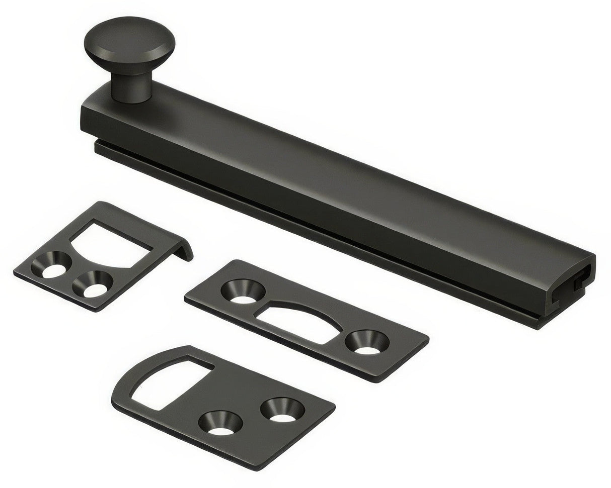 Deltana 4SBCS10B oil rubbed bronze surface bolt