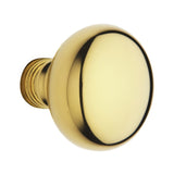 Baldwin 5000031MR polished brass non lacquered brass dummy door knob