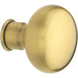 Baldwin 5000060IMR satin brass and brown dummy door knob