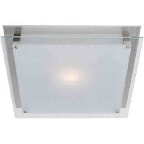 Access Lighting 50030LEDD-BS/FST brushed steel led flushmount