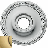 Baldwin 5004060FD satin brass and brown rosette