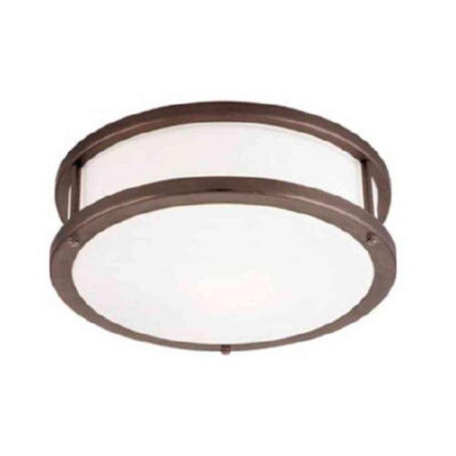 Access Lighting 50080LEDDLP-BRZ/OPL bronze led flushmount