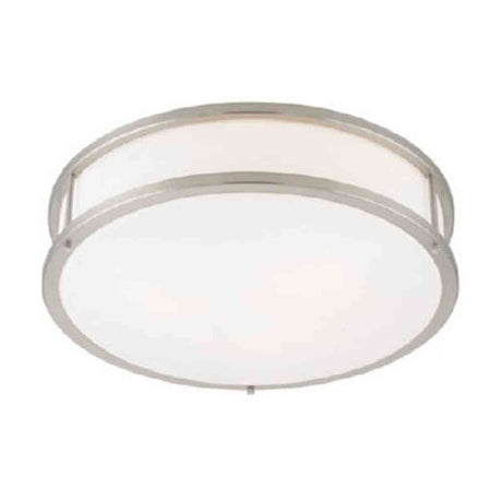 Access Lighting 50081LEDDLP-BS/OPL brushed steel led flushmount