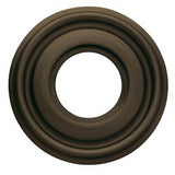 Baldwin 5010050 satin brass and black rosette