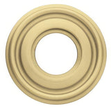 Baldwin 5010060FD satin brass and brown rosette