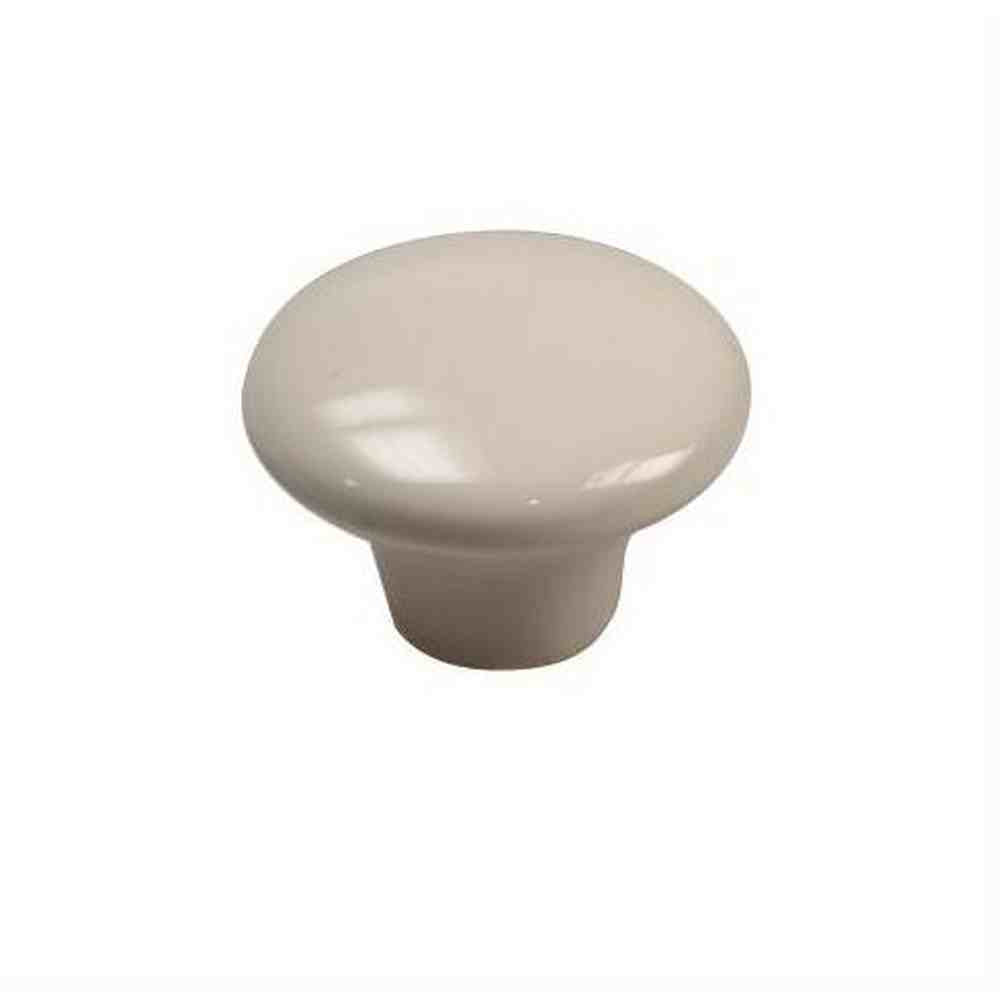 Century Hardware 50108-WT white ceramic cabinet knob