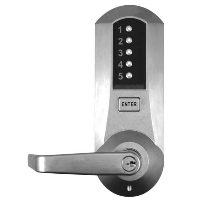 Kaba Simplex 5010SWL26D satin chrome combination controlled lever