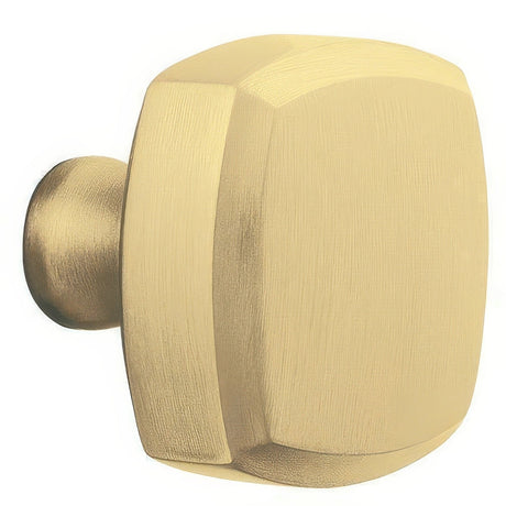 Baldwin 5011060IMR satin brass and brown dummy door knob