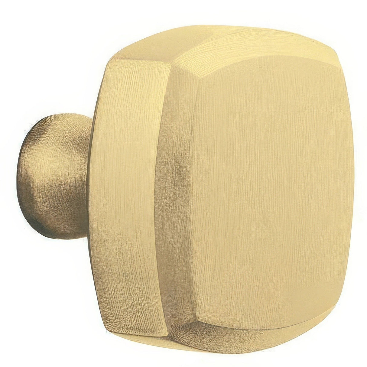 Baldwin 5011060MR satin brass and brown dummy door knob