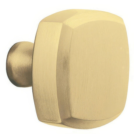 Baldwin 5011060MR satin brass and brown dummy door knob