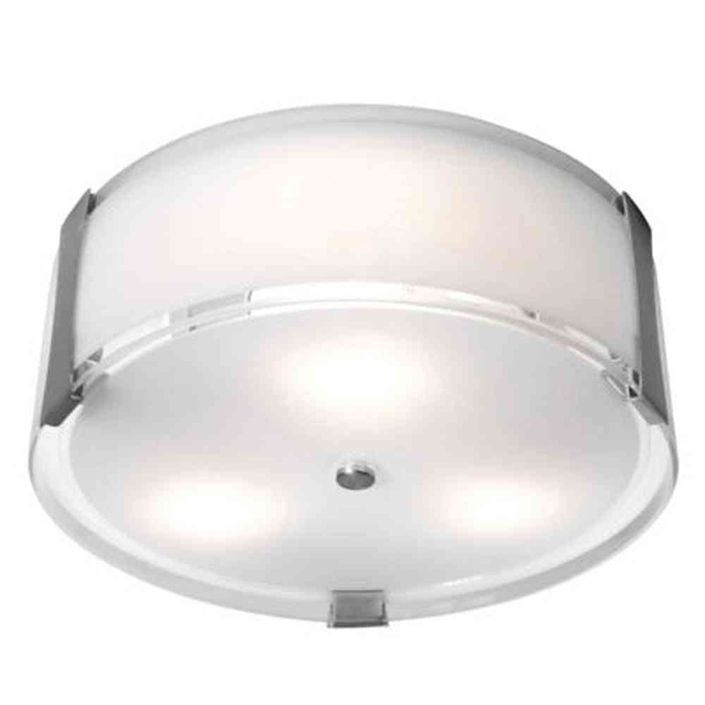 Access Lighting 50120LEDDLP-BS/OPL brushed steel led flushmount
