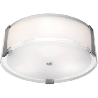 Access Lighting 50121LEDDLP-BS/OPL brushed steel led flushmount