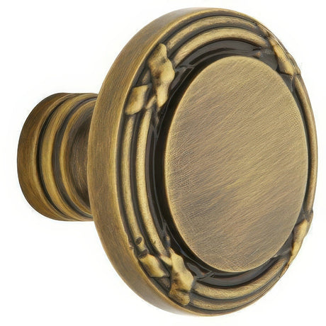 Baldwin 5013050MR satin brass and black dummy door knob