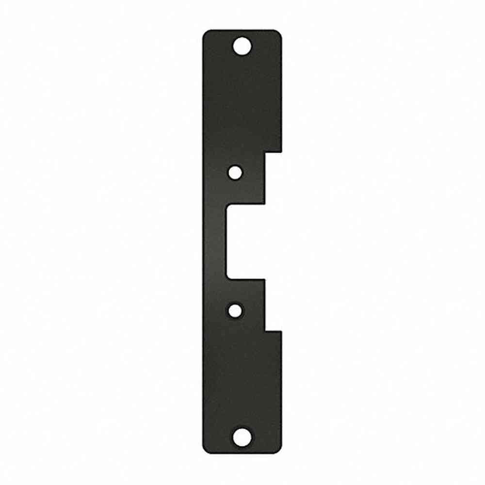 HES 502-BLK black electric strike faceplate