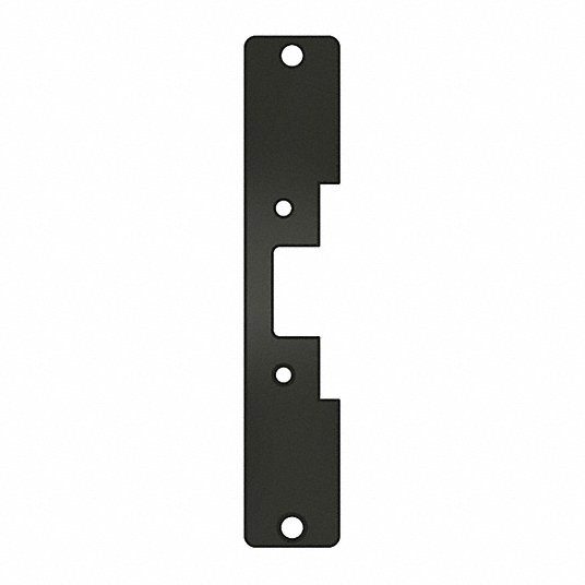 HES 502-BLK electric strike faceplate, additional view