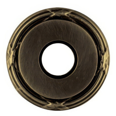 Baldwin 5021050I satin brass and black rosette