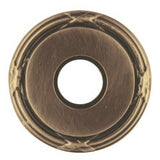 Baldwin 5021060I satin brass and brown rosette