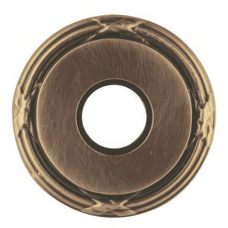 Baldwin 5021060IDM satin brass and brown rosette
