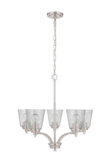 Craftmade 50225-BNK brushed polished nickel chandelier