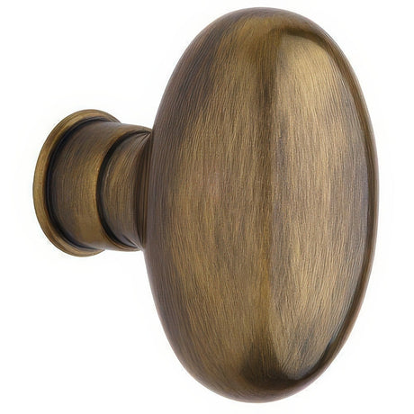Baldwin 5025050MR satin brass and black dummy door knob