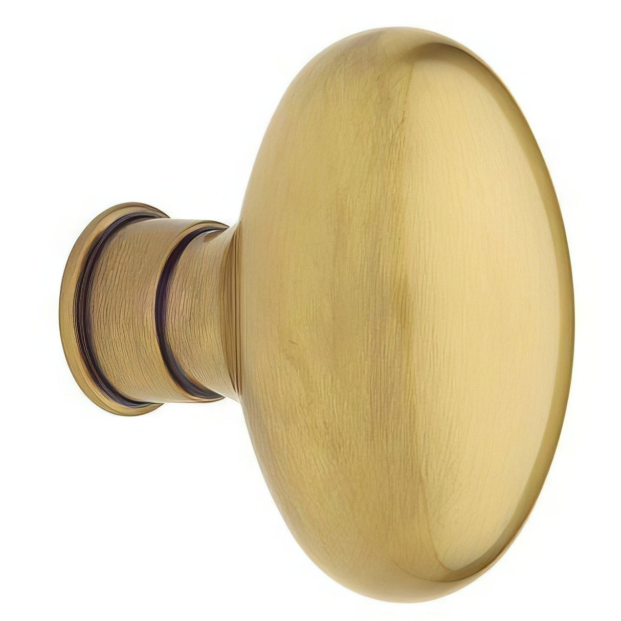 Baldwin 5025060IMR satin brass and brown dummy door knob
