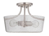 Craftmade 50252-BNK brushed polished nickel semi flush