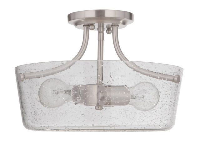 Craftmade 50252-BNK brushed polished nickel semi flush