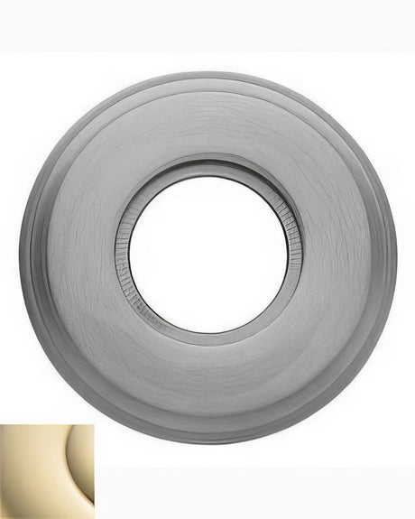 Baldwin 5028003 lifetime polished brass rosette