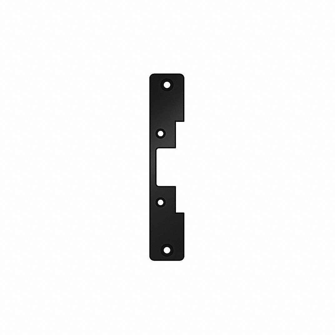 HES 503-BLK electric strike faceplate, additional view