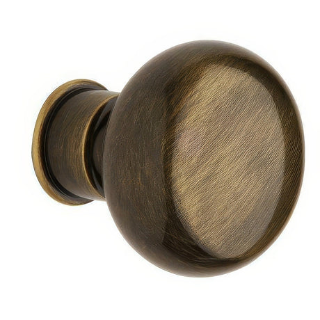 Baldwin 5030050IMR satin brass and black dummy door knob