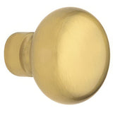 Baldwin 5030060IMR satin brass and brown dummy door knob