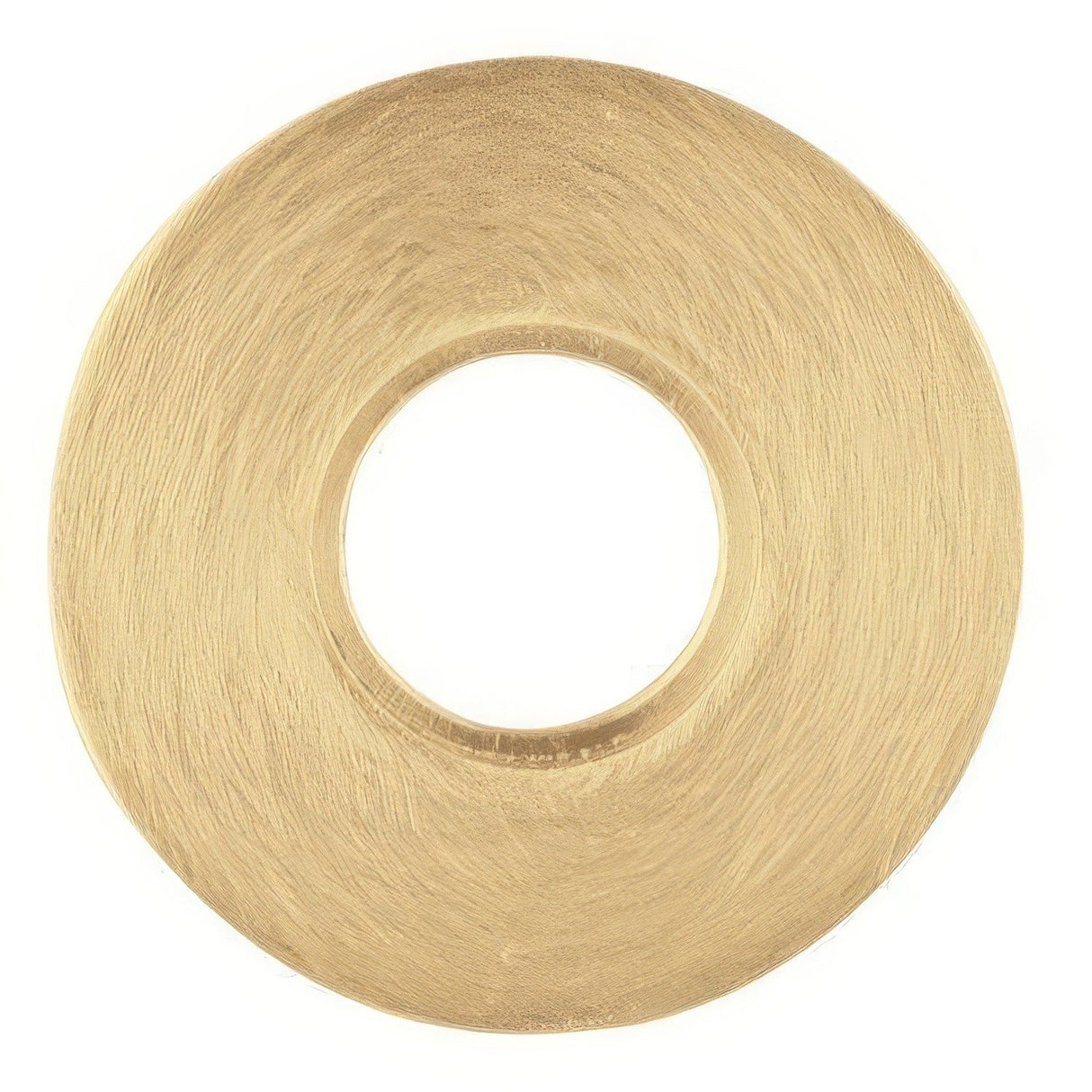 Baldwin 5032060I satin brass and brown rosette