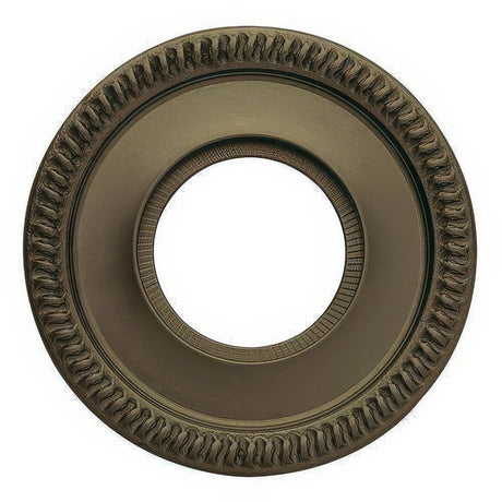 Baldwin 5035050 satin brass and black rosette