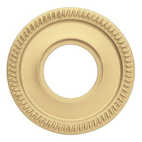 Baldwin 5035060 satin brass and brown rosette