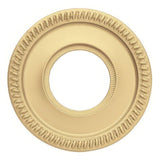 Baldwin 5035060FD satin brass and brown rosette