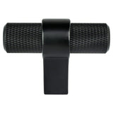 Berenson 5036-4055-P matte black t shaped cabinet knob
