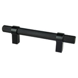 Berenson 5037-4055-P matte black square cabinet pull