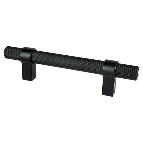 Berenson 5037-4055-P matte black square cabinet pull