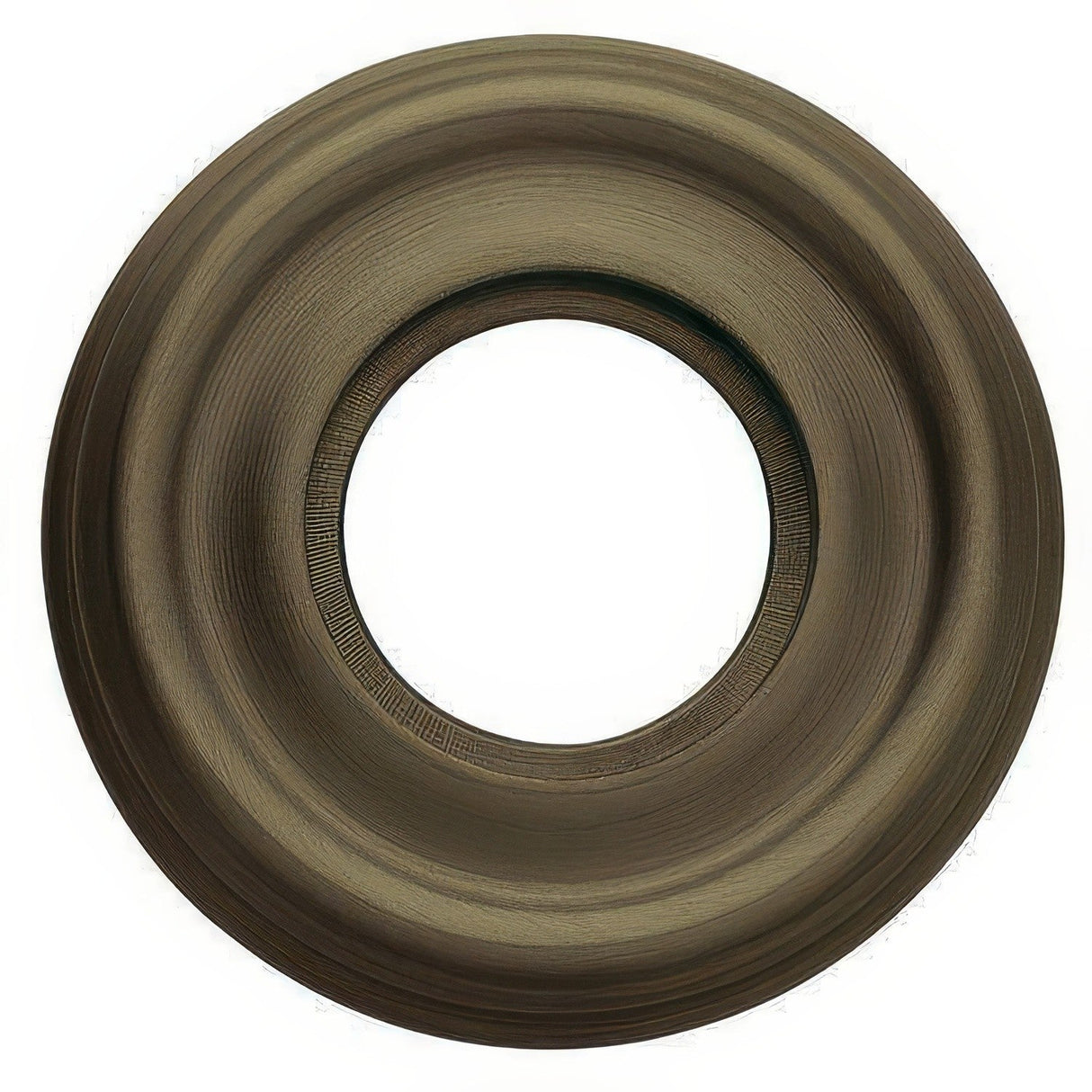 Baldwin 5038050 satin brass and black rosette
