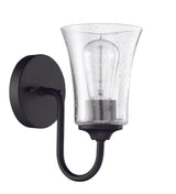 Craftmade 50401-FB flat black wall sconce