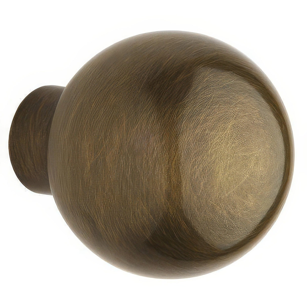 Baldwin 5041050IMR satin brass and black dummy door knob