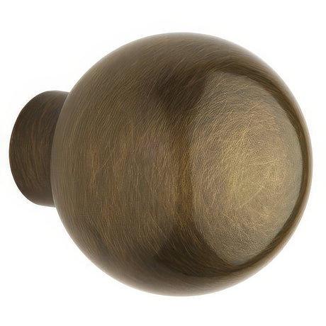Baldwin 5041050IMR satin brass and black dummy door knob