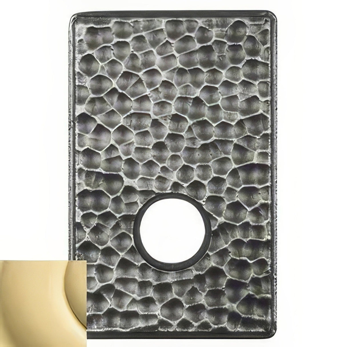 Baldwin 5042031 unlacquered brass rosette