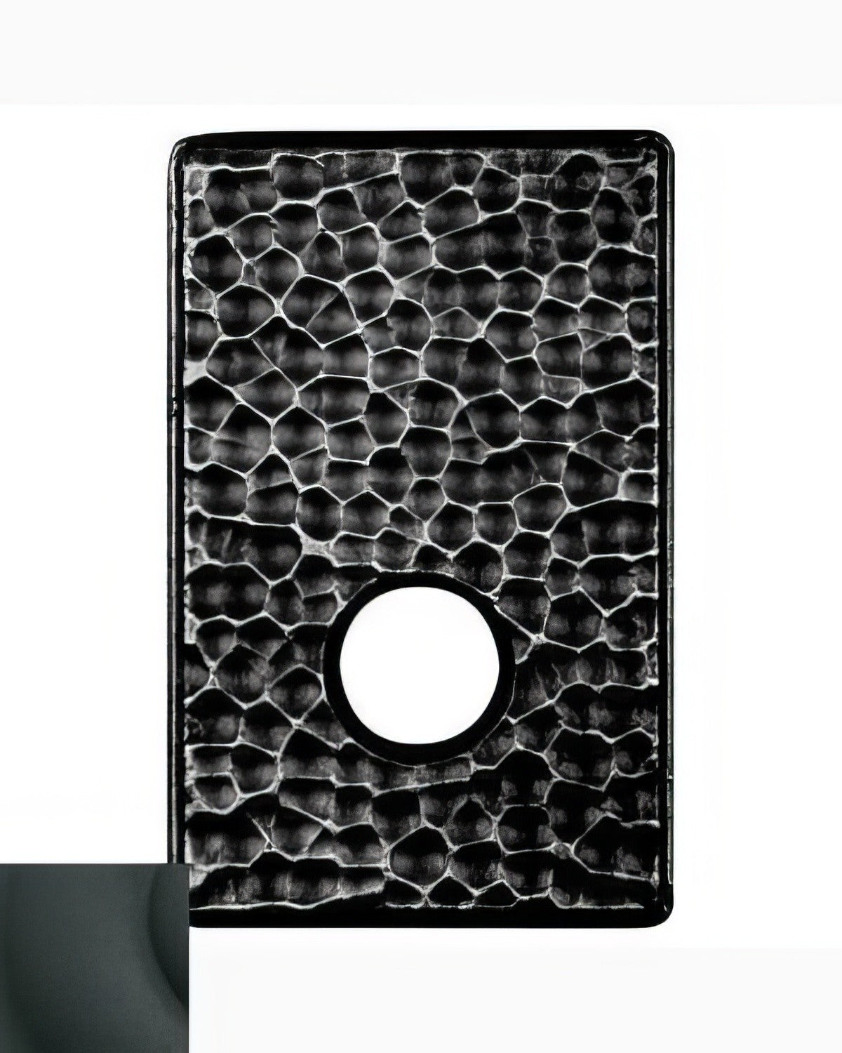 Baldwin 5042190 satin black rosette